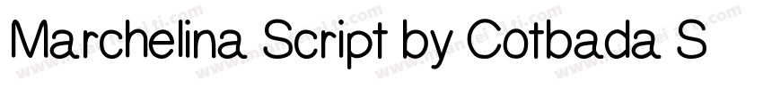 Marchelina Script by Cotbada Studi字体转换